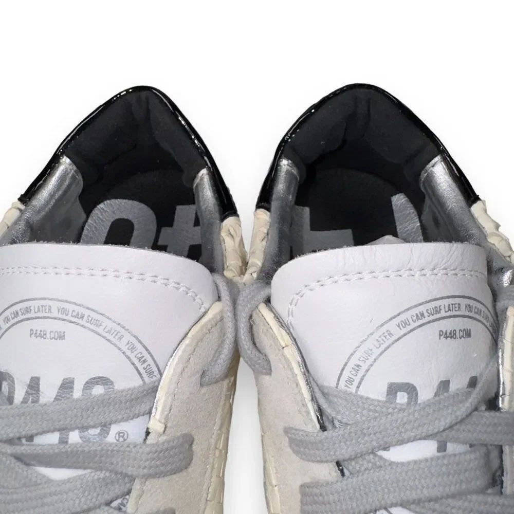 P448 Thea Overload Classic Casual Perf Sneakers White Women's 9.5-10‎